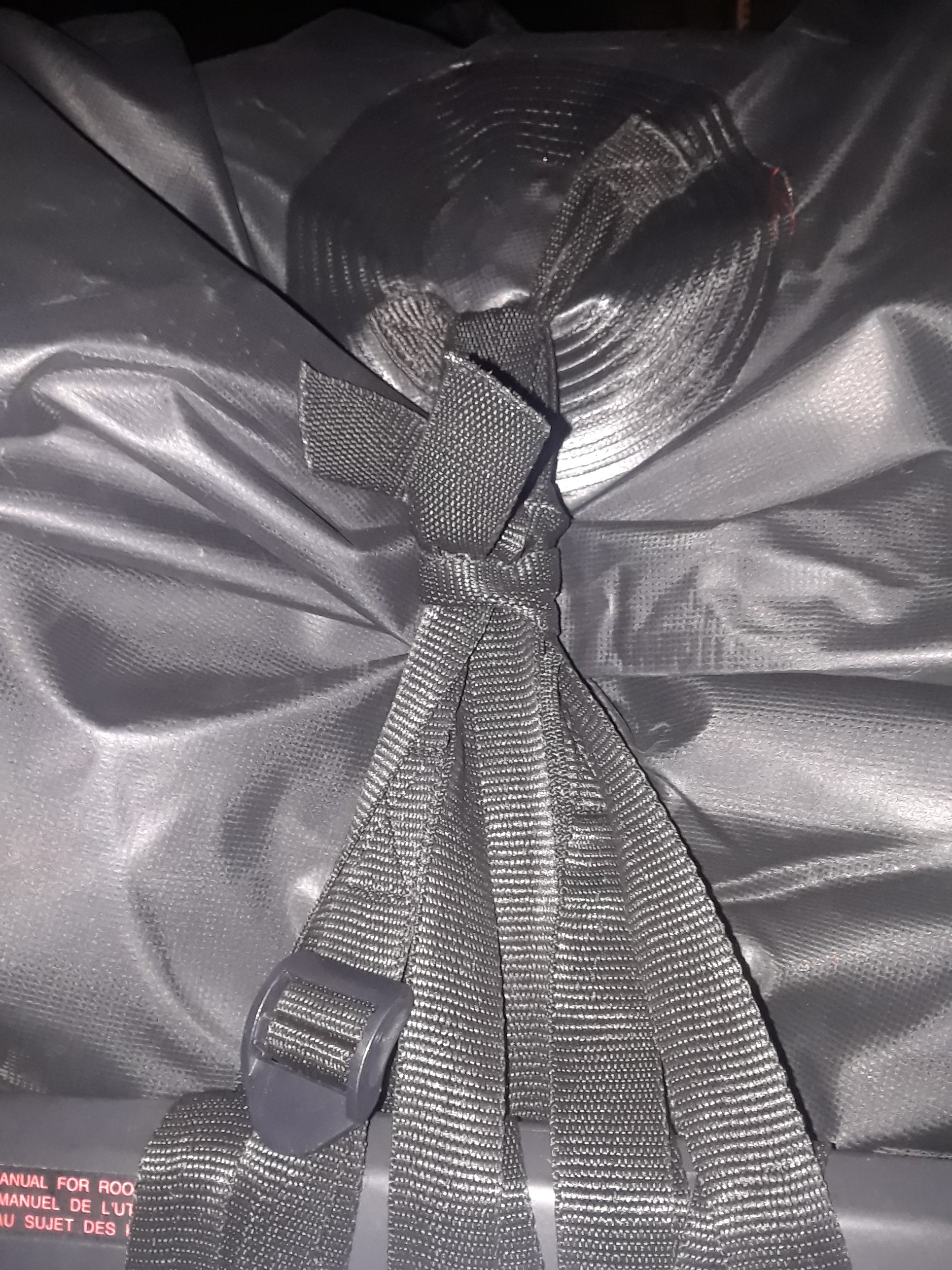 We bought a soft cartop carrier to go up north. Christmas 2018